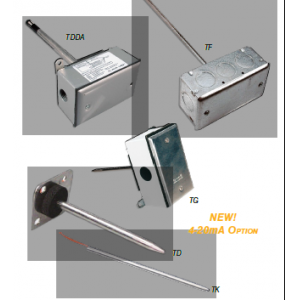 管道式溫度傳感器 –開(kāi)放式